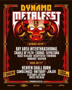 Affiche Dynamo MetalFest 2020 compleet