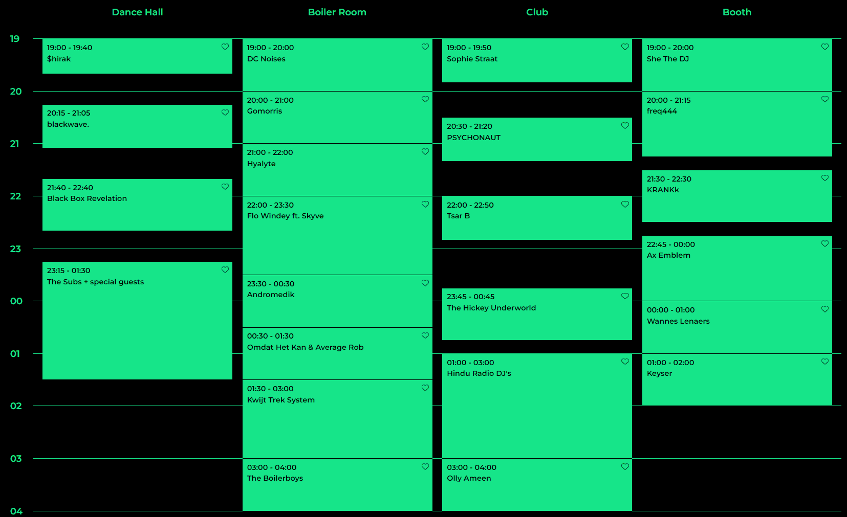 Pukkelpop 2023 Timetable Donderdag 17 Augustus Pukkelpop 2023 Timetable Donderdag 17 Augustus