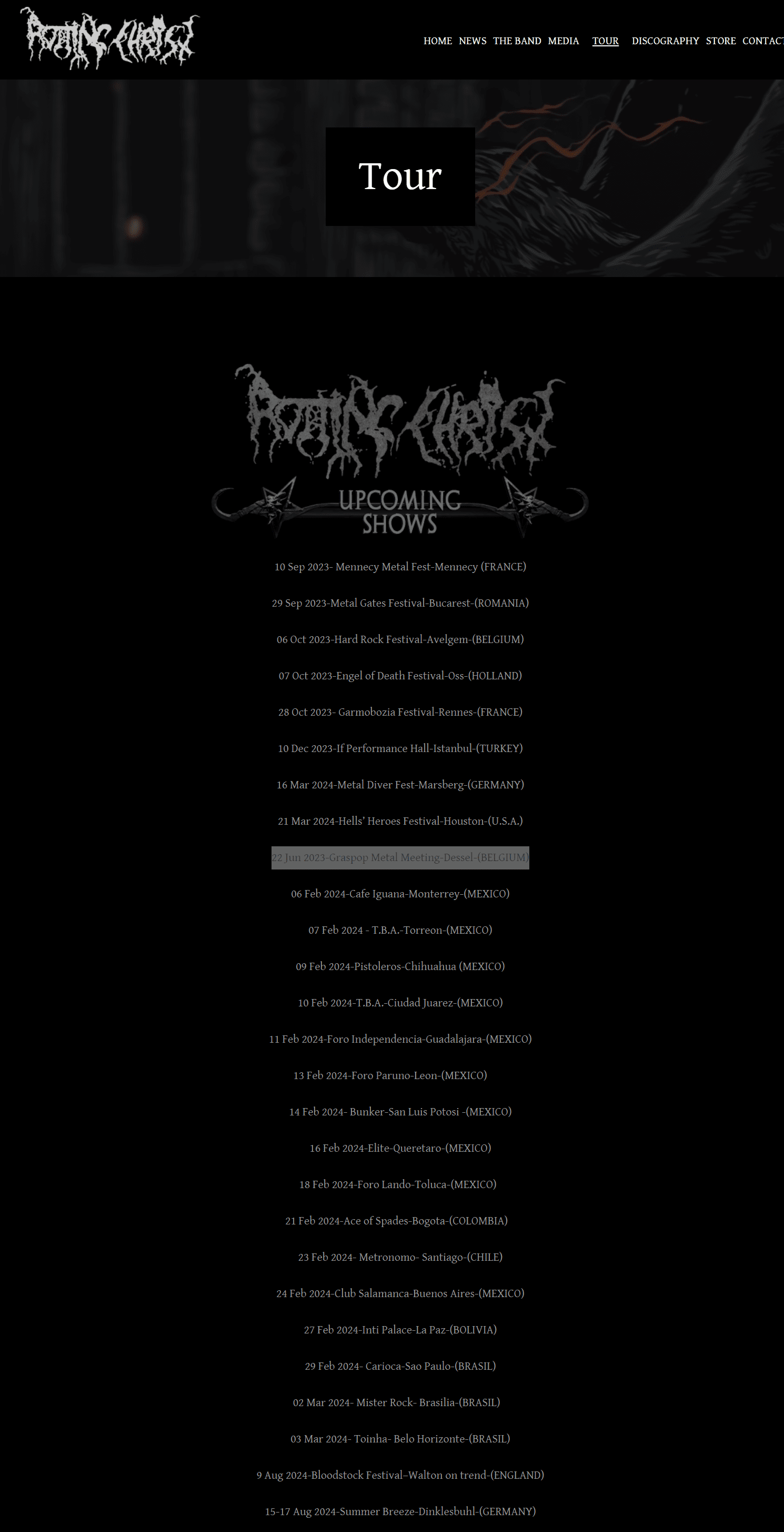 Rotting Christ kondigt zelf komst naar Graspop 2024 aan Rotting Christ kondigt zelf komst naar Graspop 2024 aan