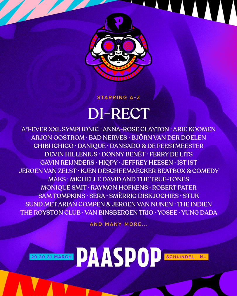 Paaspop 2024 voegt nog eens 60 nieuwe namen toe Paaspop 2024 voegt nog eens 60 nieuwe namen toe