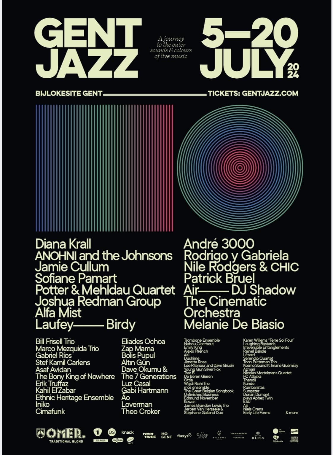 Programma hoofdpodium Gent Jazz 2024 Programma hoofdpodium Gent Jazz 2024