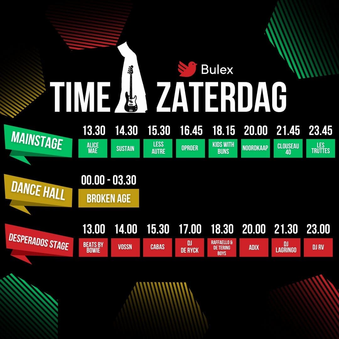 Rock Affligem 2024 maakt timetable zaterdag 11 mei bekend Rock Affligem 2024 maakt timetable zaterdag 11 mei bekend