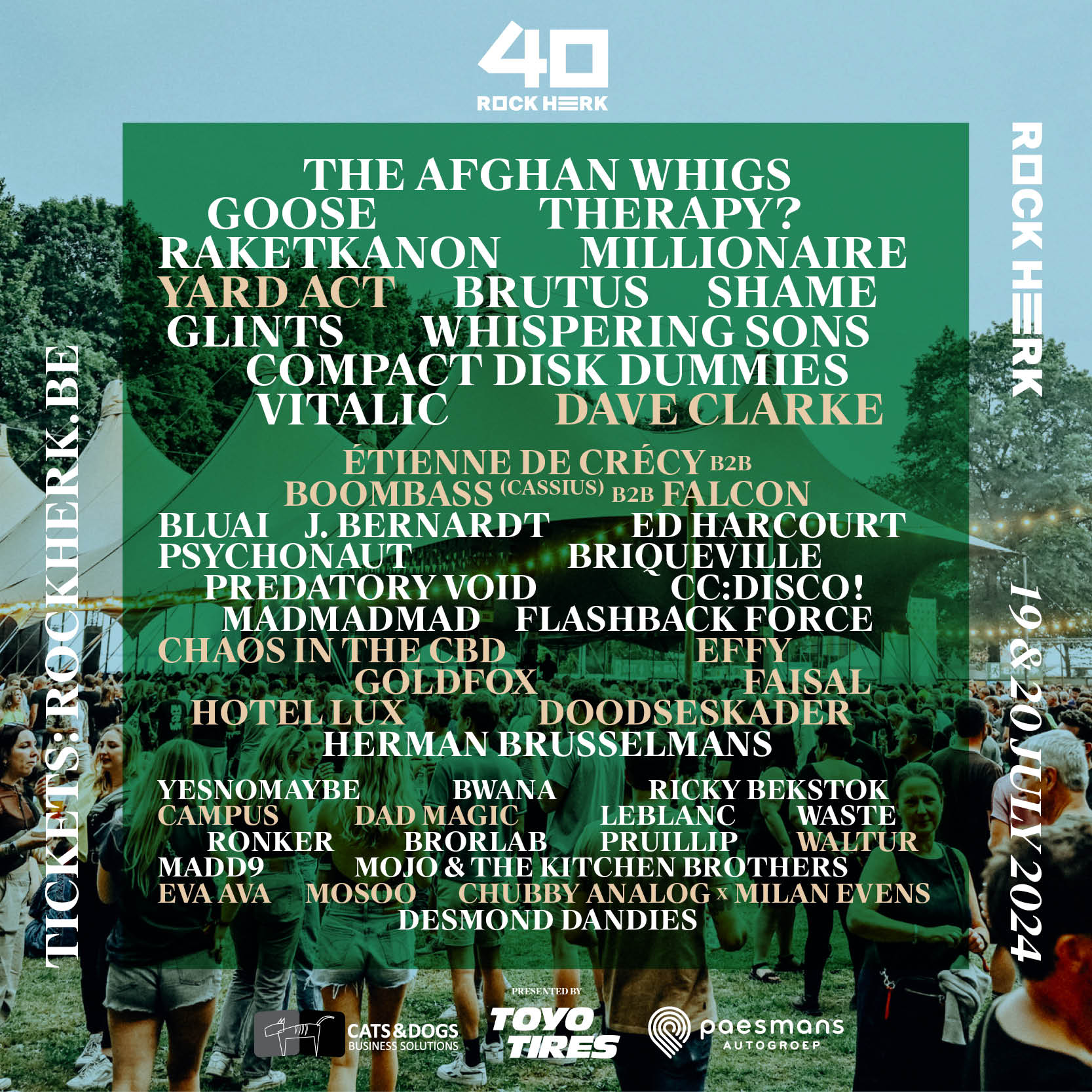 Affiche Rock Herk 2024 compleet Affiche Rock Herk 2024 compleet