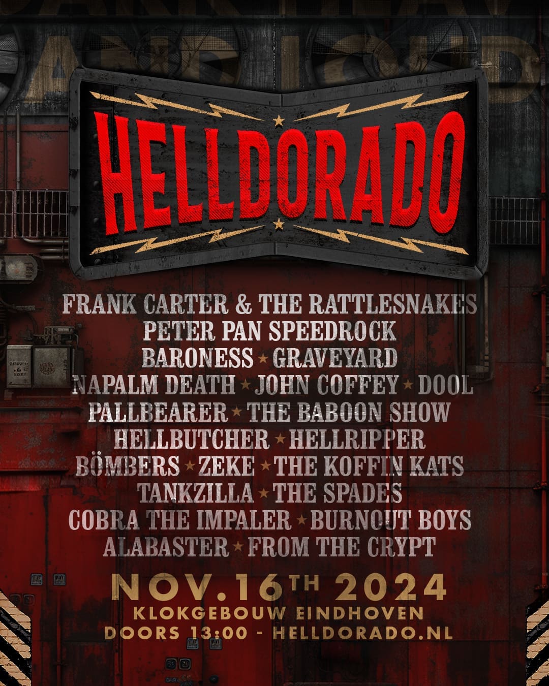 Affiche Helldorado 2024 compleet Affiche Helldorado 2024 compleet