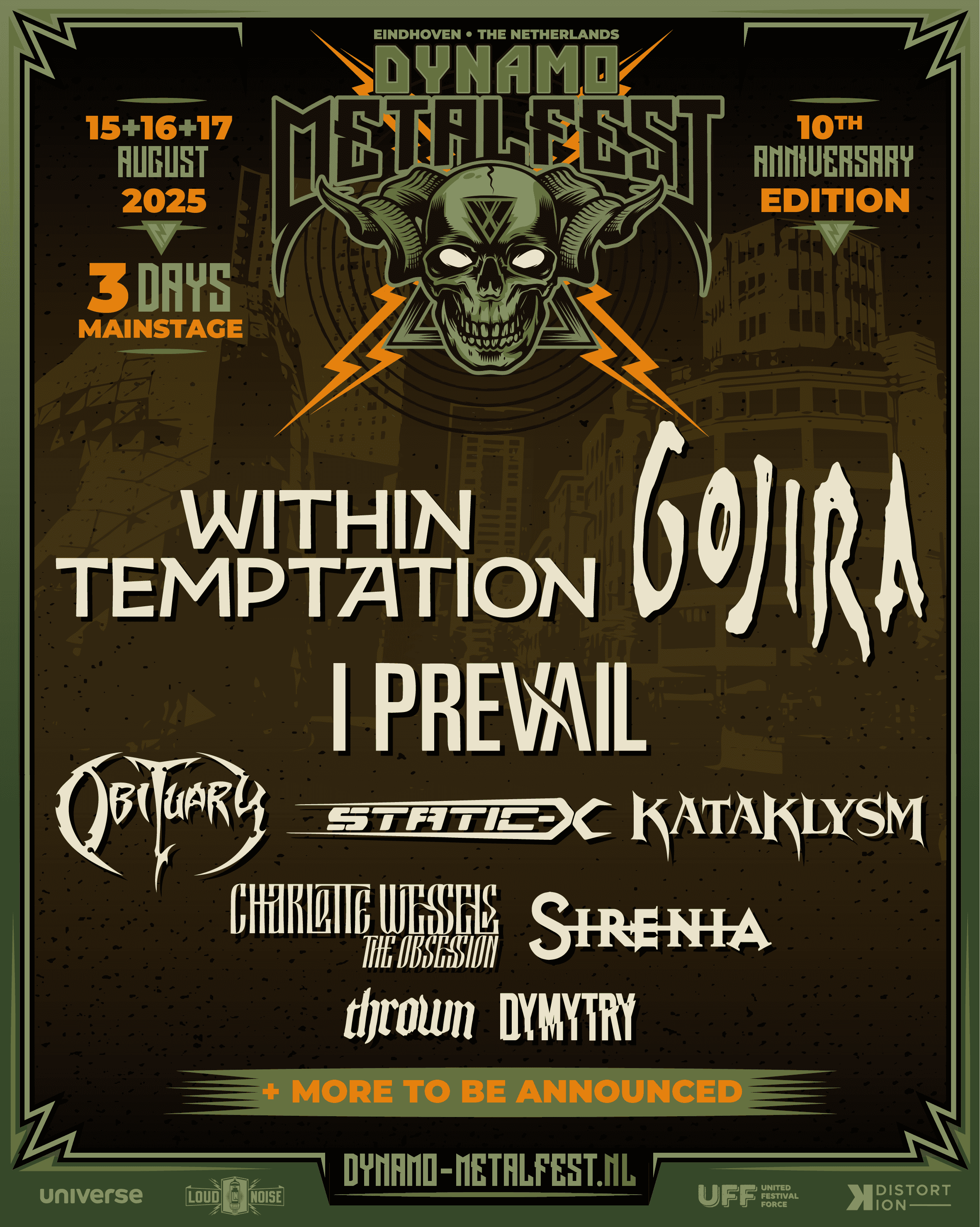Data en eerste namen voor Dynamo Metalfest 2025 Data en eerste namen voor Dynamo Metalfest 2025