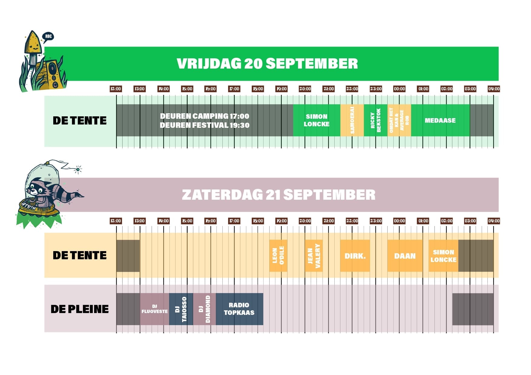 Rock Beats Cancer 2024 presenteert affiche en timetable Rock Beats Cancer 2024 presenteert affiche en timetable