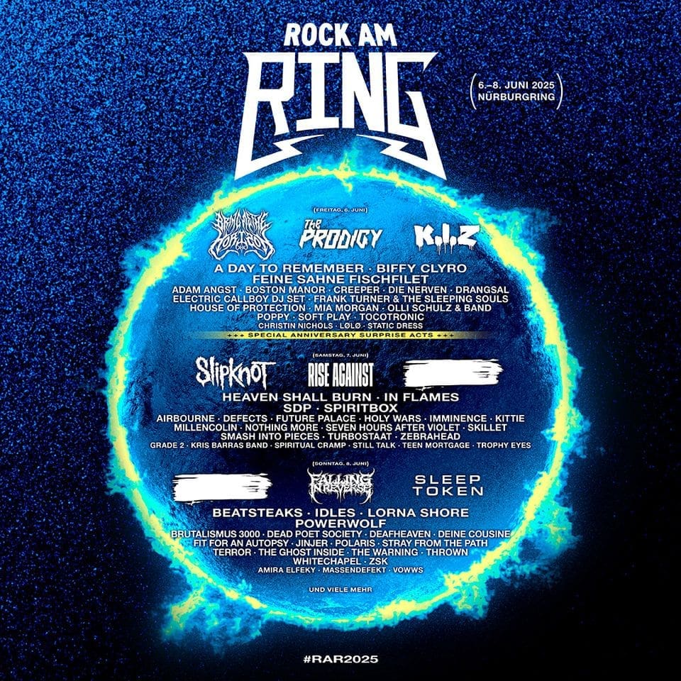 56 nieuwe namen voor Rock Im Park en Rock Am Ring 2025
