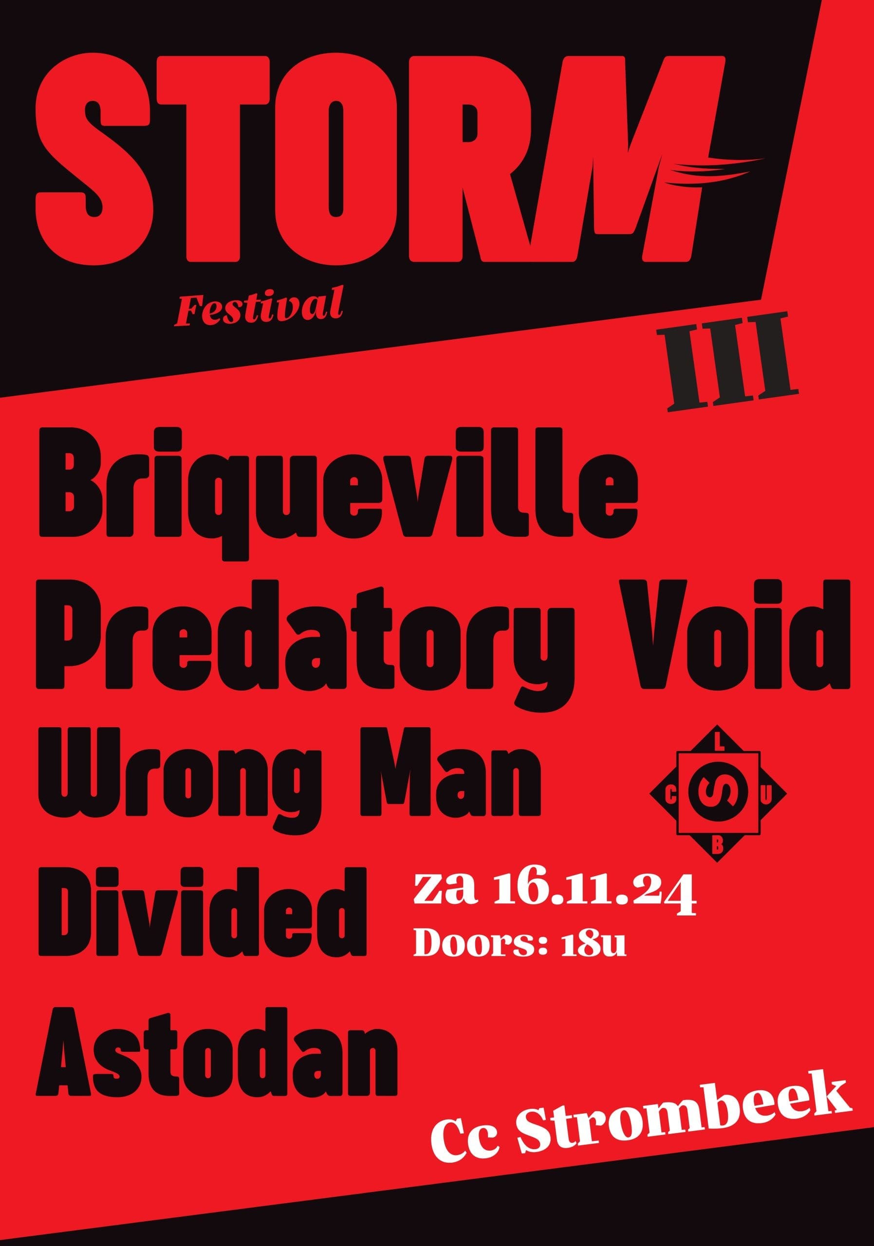 Storm Festival III onthult affiche herfsteditie