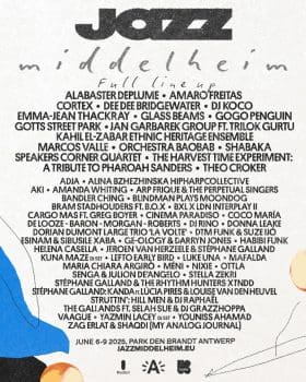 Jazz Middelheim 2025 onthult programma