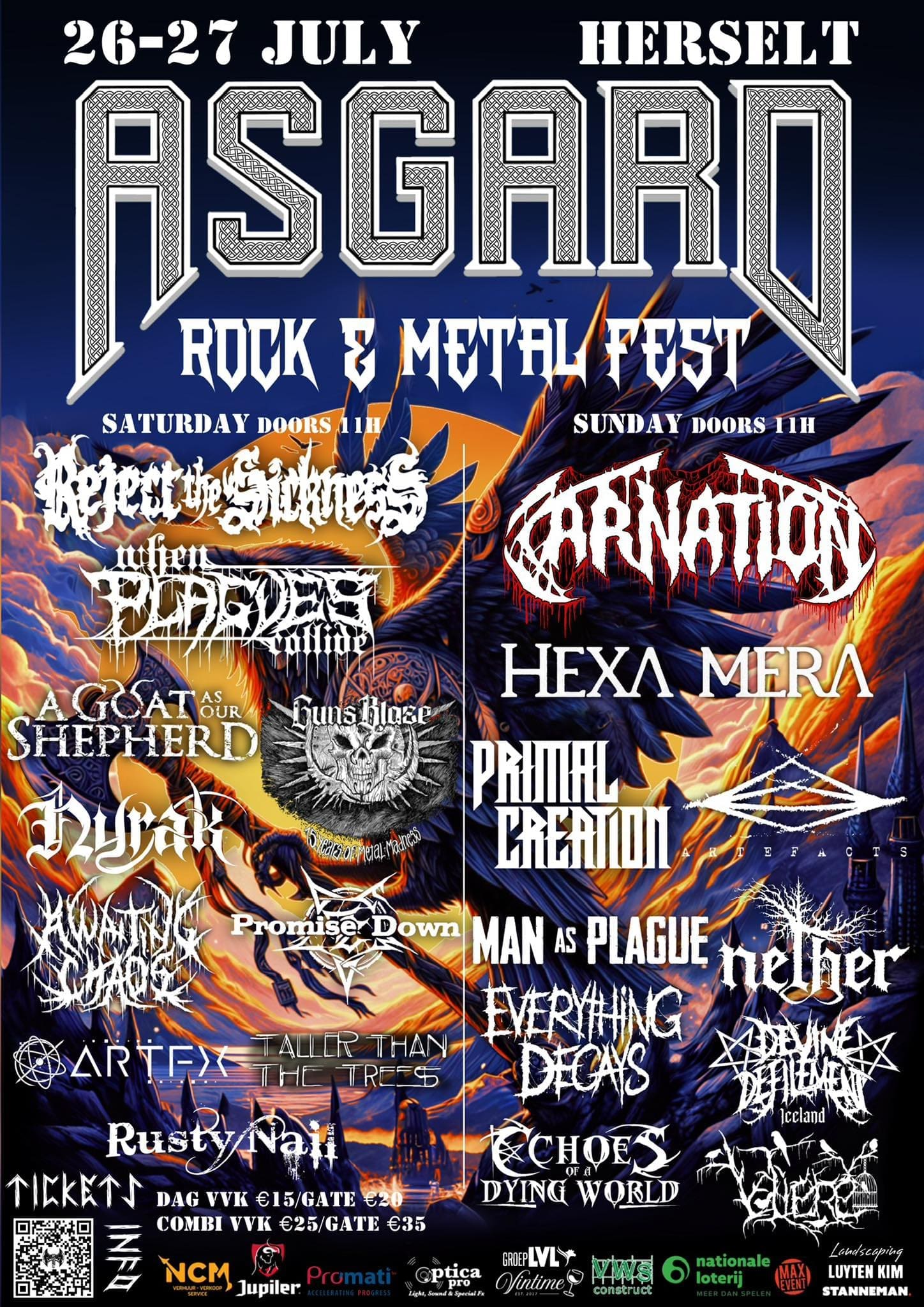 Asgard Rock & Metal Fest 2025 onthult affiche Asgard Rock & Metal Fest 2025 onthult affiche