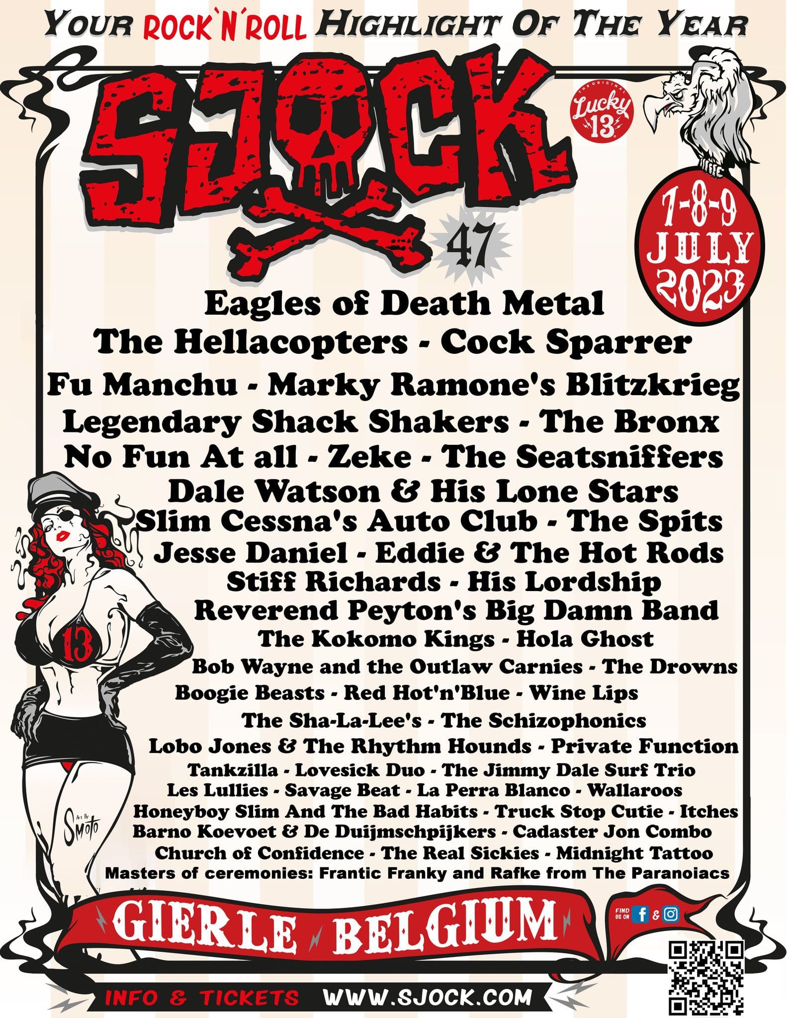 Affiche Sjock Festival 2023 Affiche Sjock Festival 2023