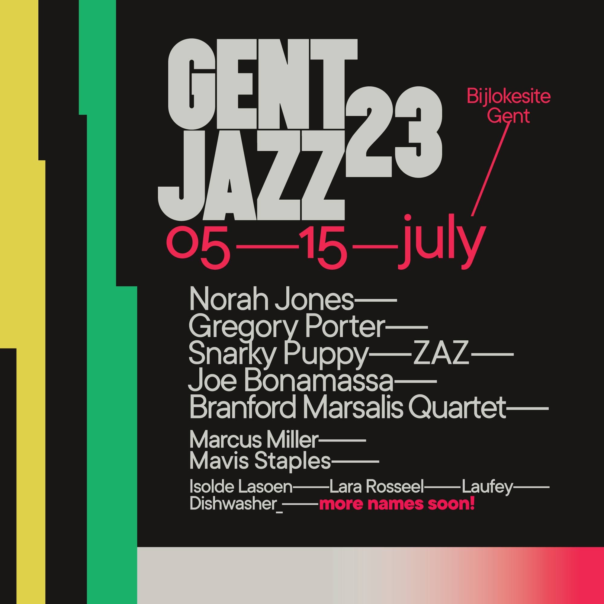 Eerste namen Gent Jazz 2023